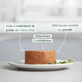 Ultra Premium Direct Boîtes de Mousse Aliment Humide Chat Stérilisé Sans Céréales – Natural mousse poulet 85 G
